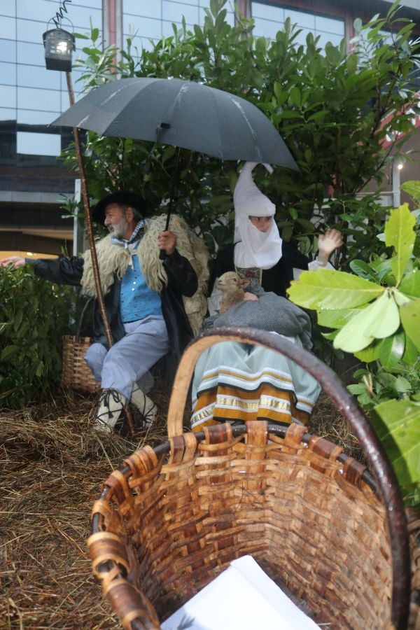 El paso de Olentzero por Errenteria, en imágenes