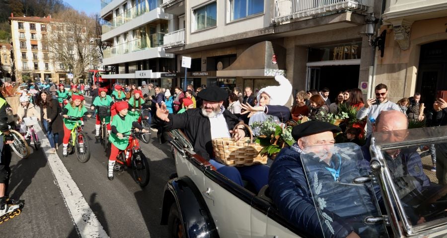 Olentzero y Mari Domingi en Donostia