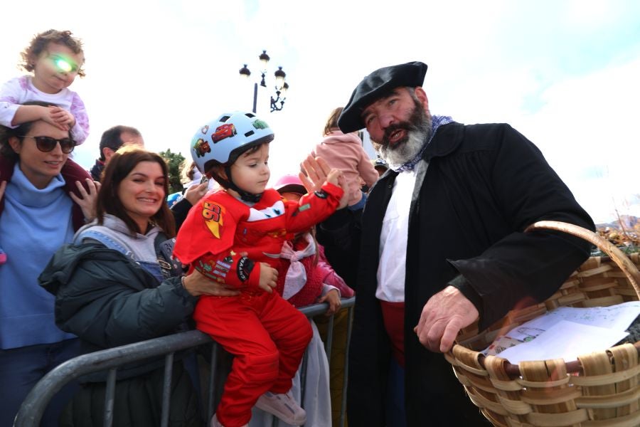 Olentzero y Mari Domingi en Donostia