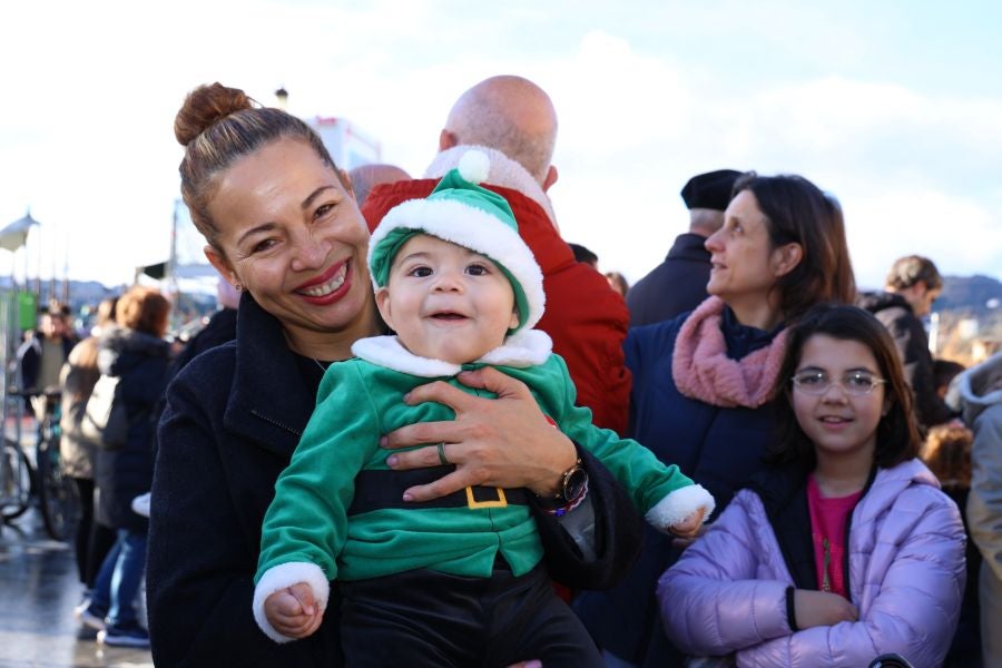 Olentzero y Mari Domingi en Donostia