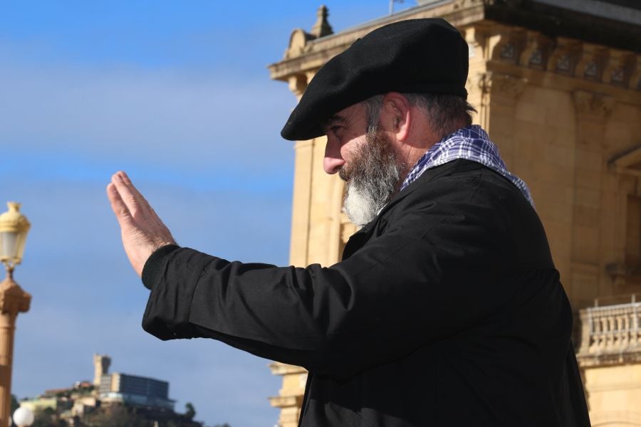 Olentzero y Mari Domingi en Donostia