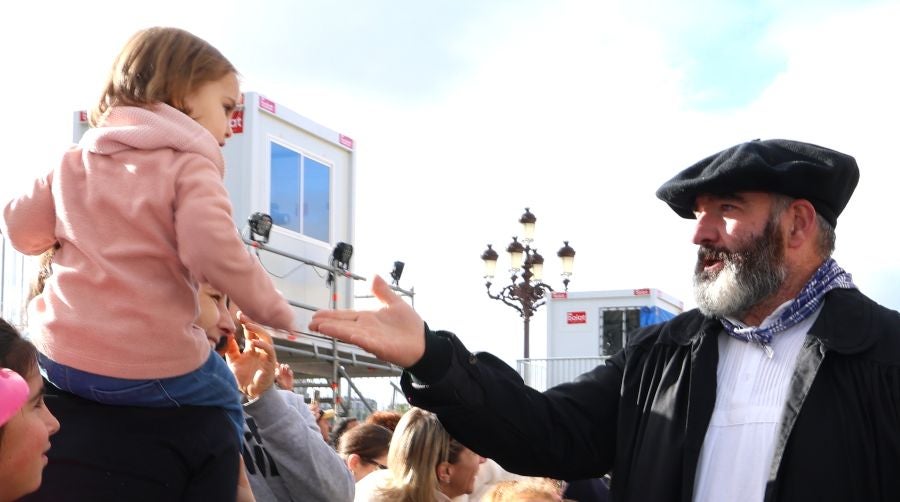 Olentzero y Mari Domingi en Donostia