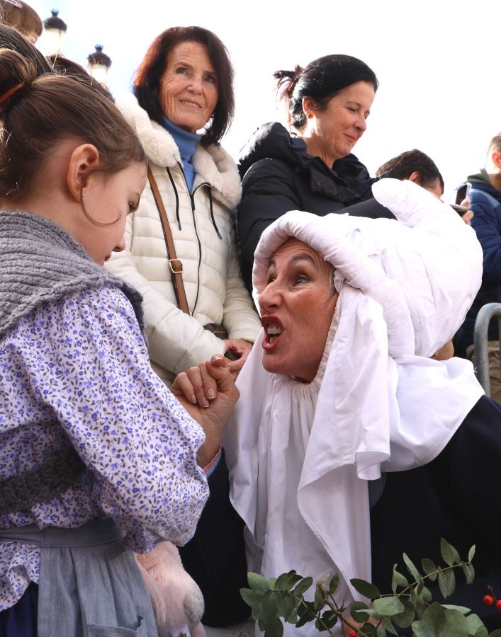 Olentzero y Mari Domingi en Donostia