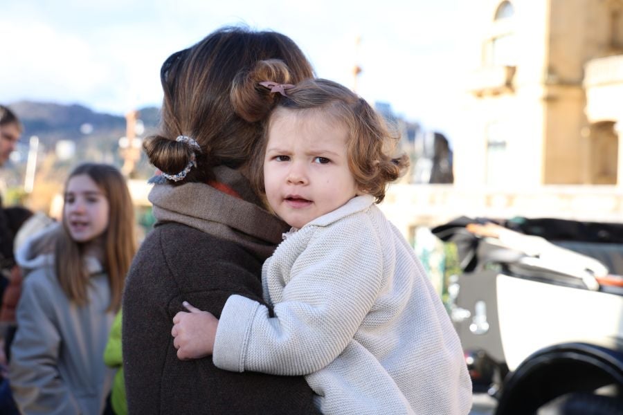 Olentzero y Mari Domingi en Donostia