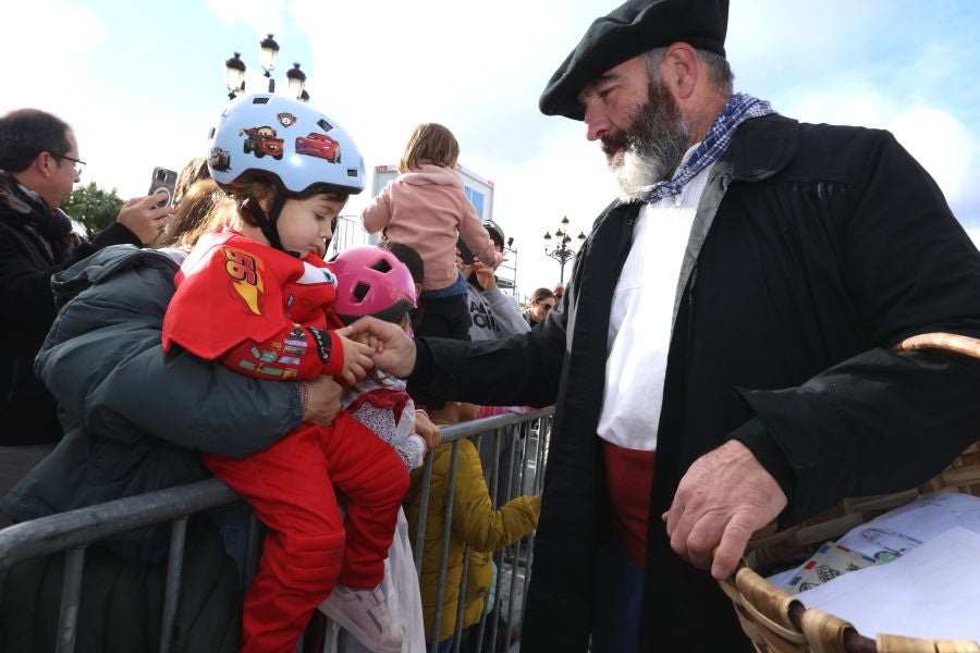 Olentzero y Mari Domingi en Donostia