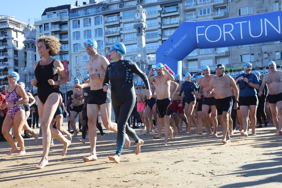 El &#039;Kontxapuzón&#039; puede con el frío