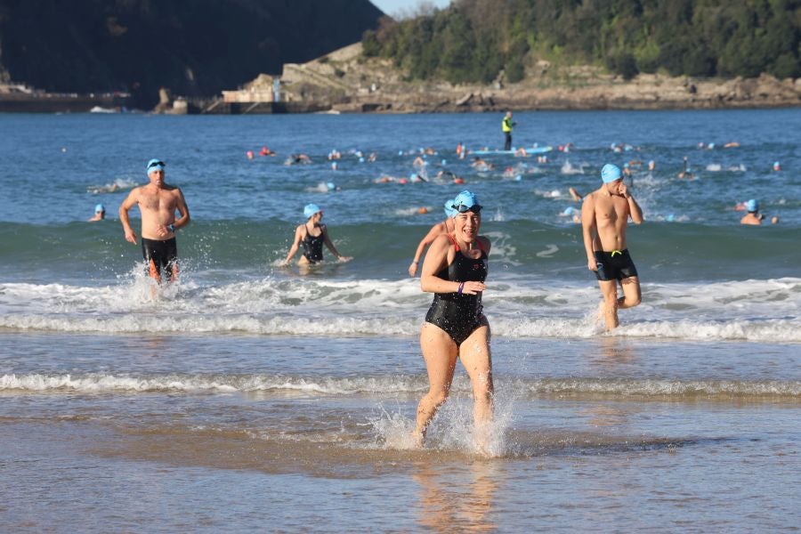 El &#039;Kontxapuzón&#039; puede con el frío