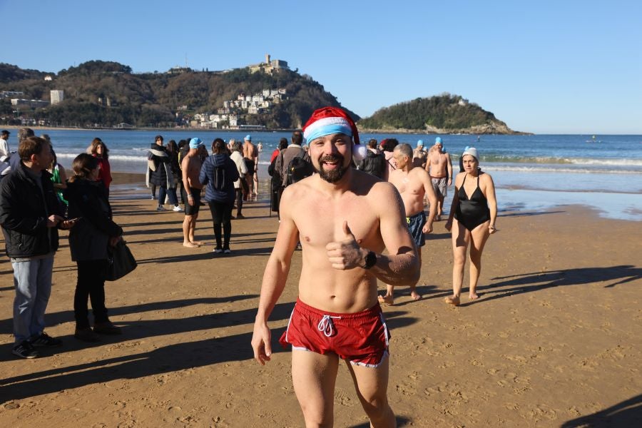 El &#039;Kontxapuzón&#039; puede con el frío