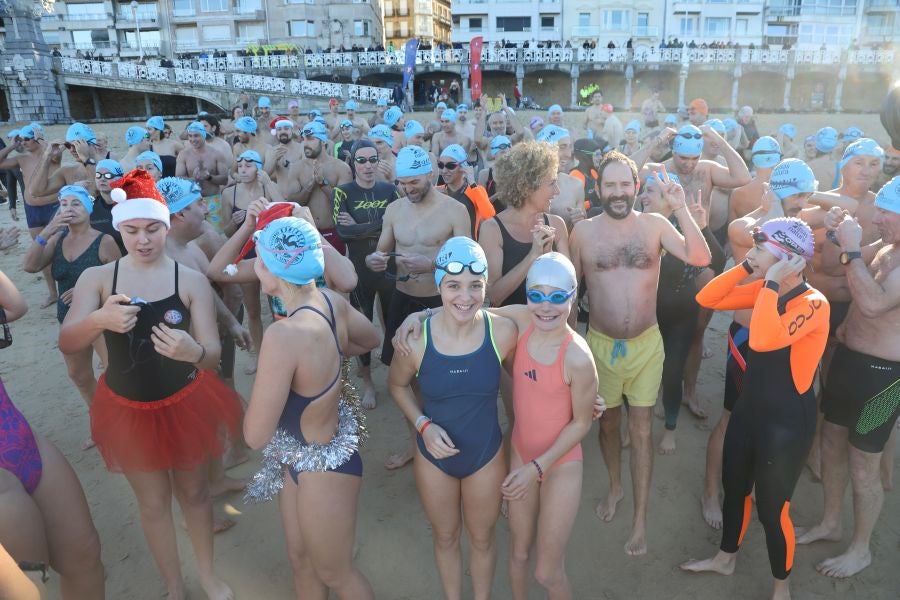 El &#039;Kontxapuzón&#039; puede con el frío