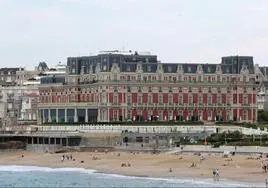 El lujoso Hôtel du Palais de Biarritz.