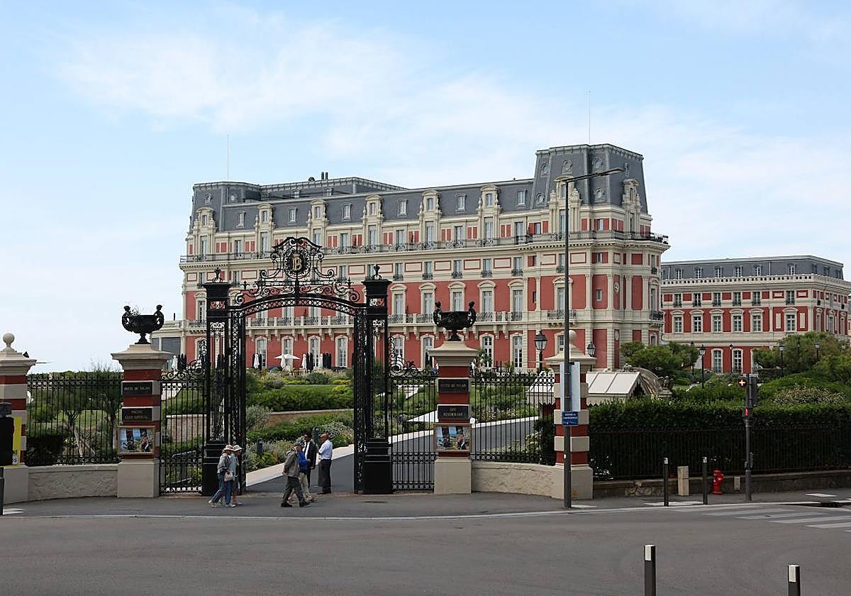 Exterior del Hôtel du Palais de Biarritz.