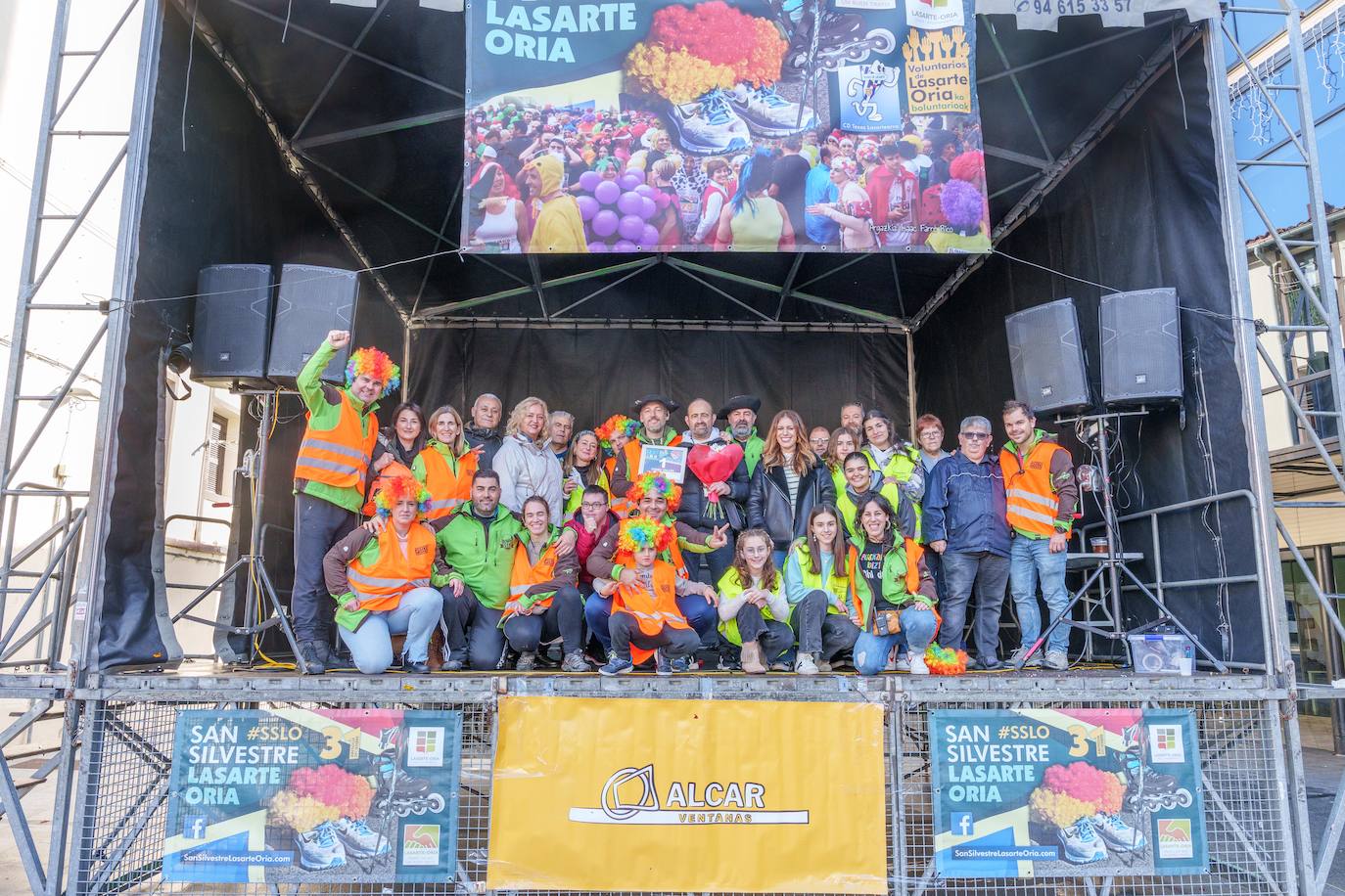 Las mejores imágenes de la San Silvestre en Lasarte-Oria