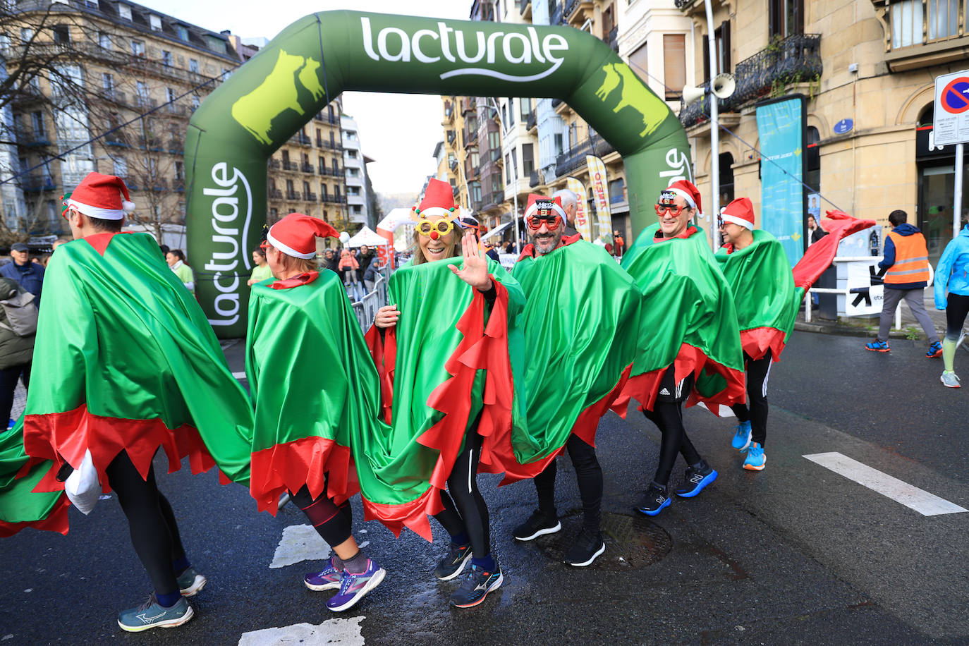 Las mejores imágenes de la San Silvestre de Donostia