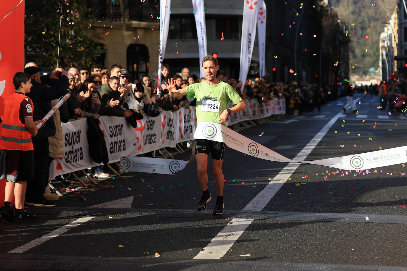 Las mejores imágenes de la San Silvestre de Donostia