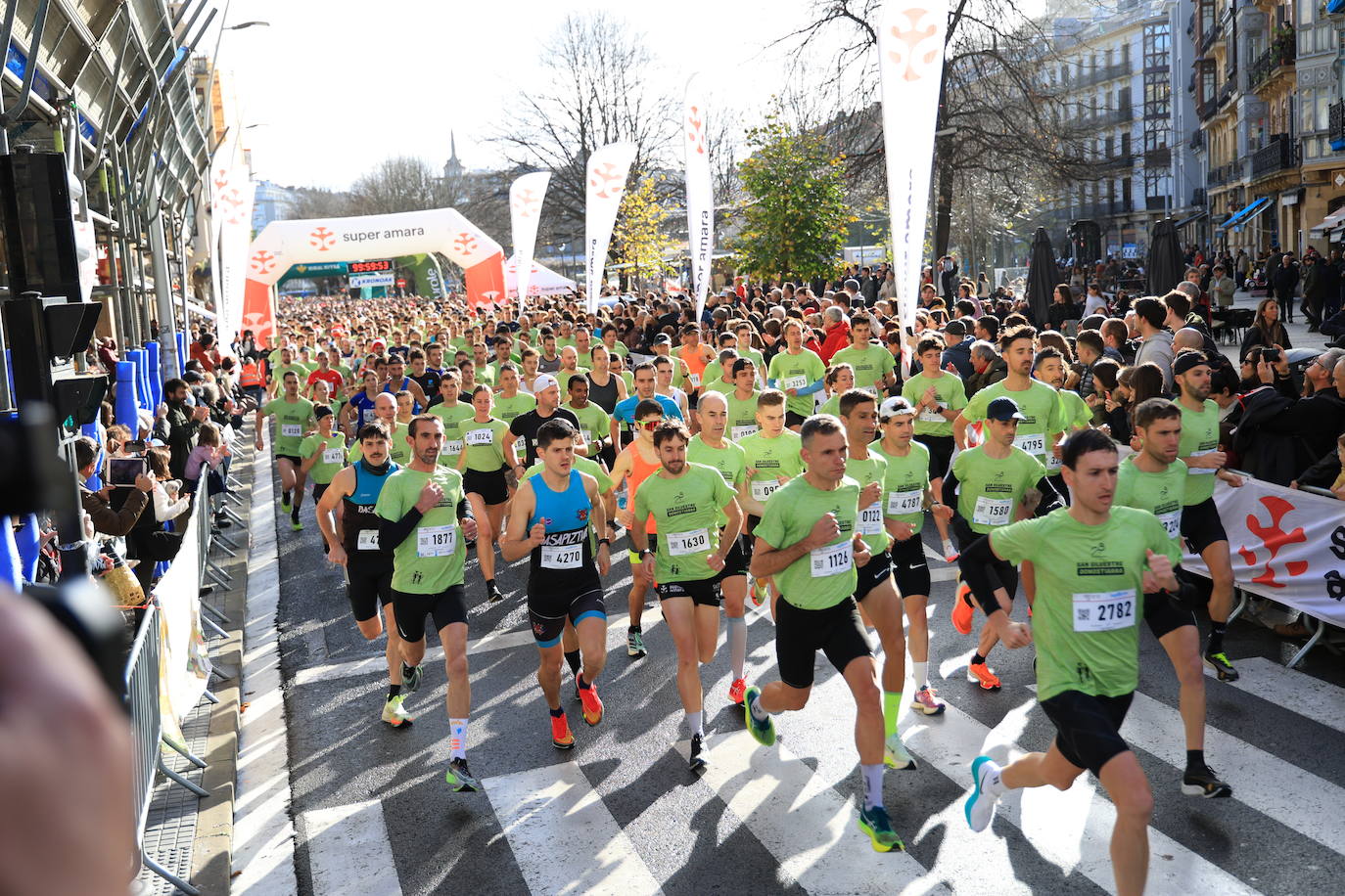 Las mejores imágenes de la San Silvestre de Donostia