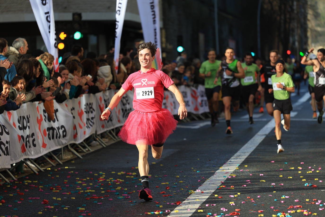 Las mejores imágenes de la San Silvestre de Donostia