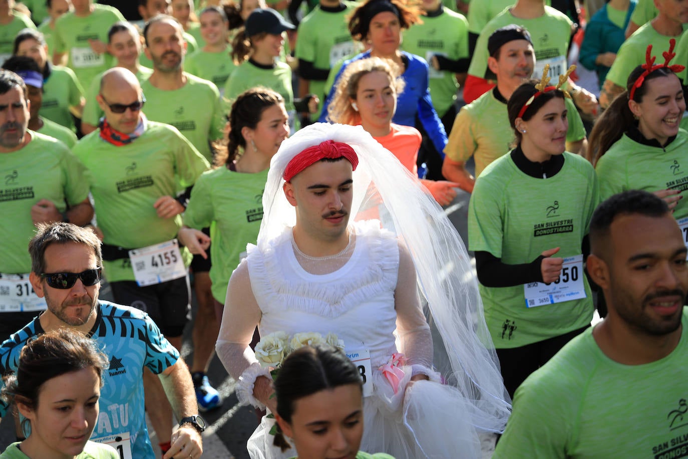 Las mejores imágenes de la San Silvestre de Donostia