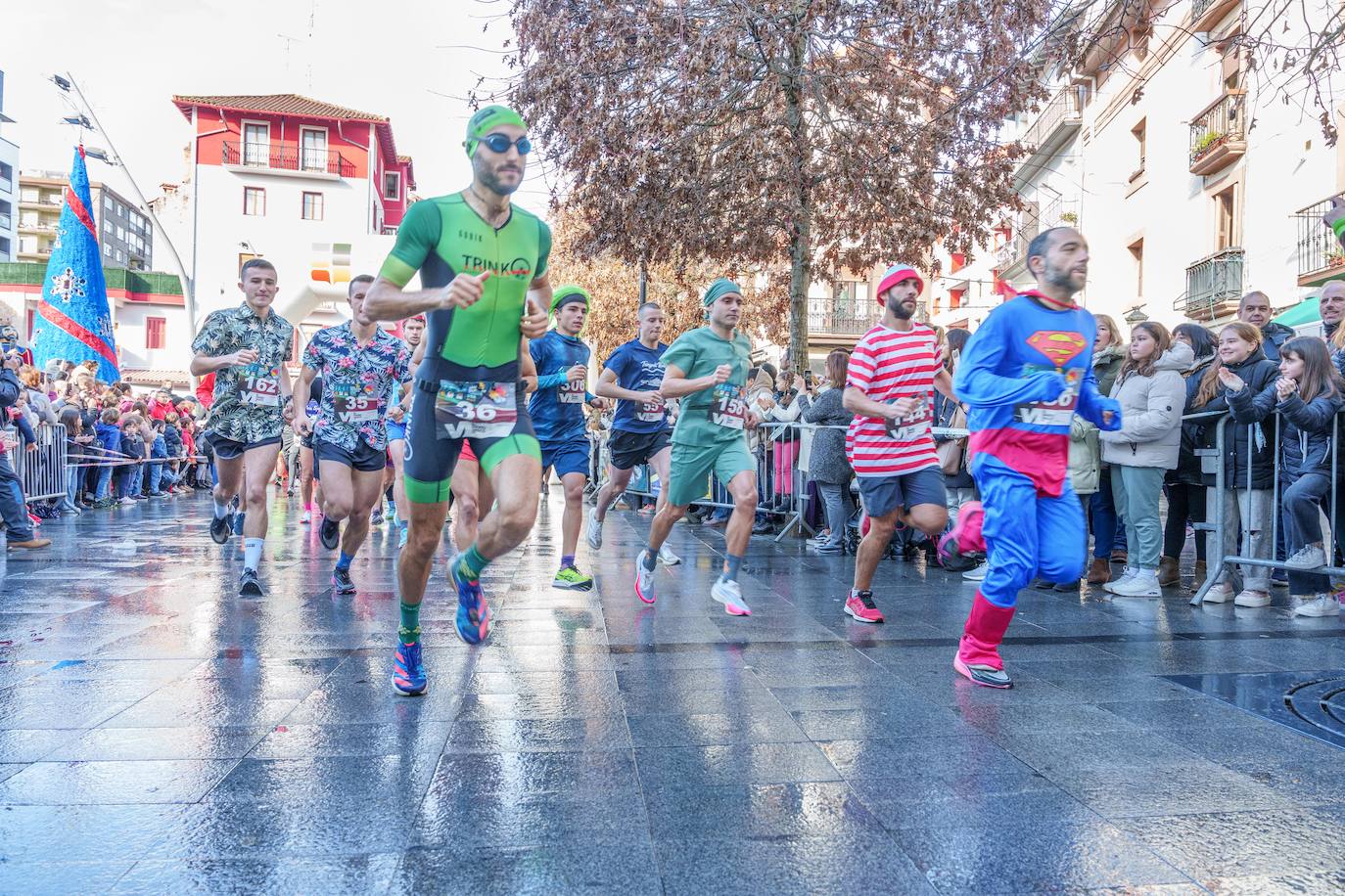 Las mejores imágenes de la San Silvestre en Lasarte-Oria