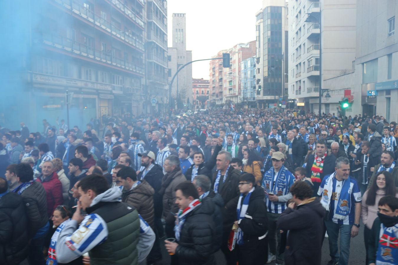 Fotos: La afición realista disfruta en Logroño