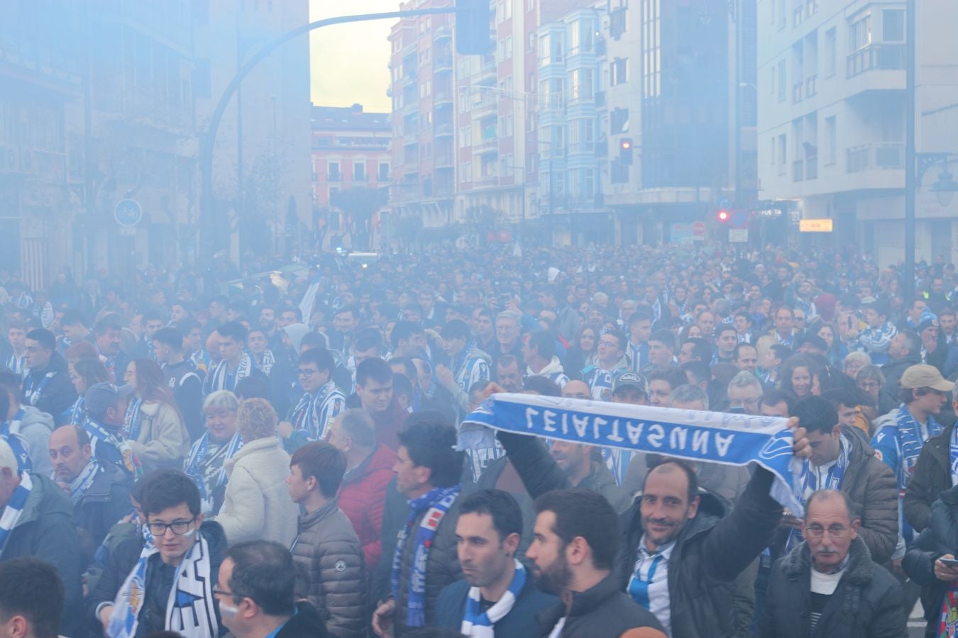 Fotos: La afición realista disfruta en Logroño