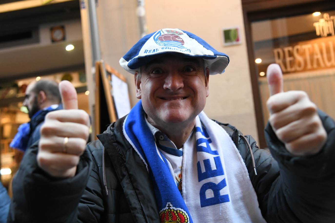 Fotos: La afición realista disfruta en Logroño