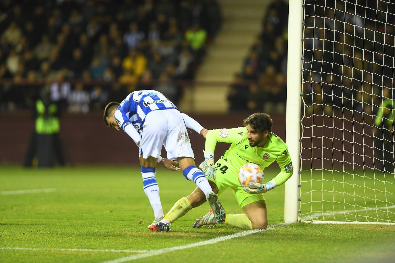 Fotos: El UD Logroñes - Real Sociedad, en imágenes