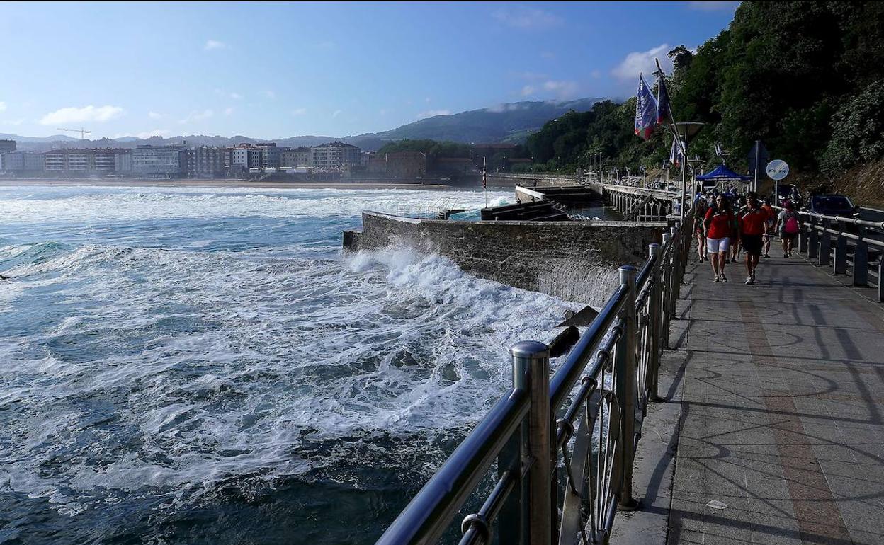Paseo marítimo de Zarautz.