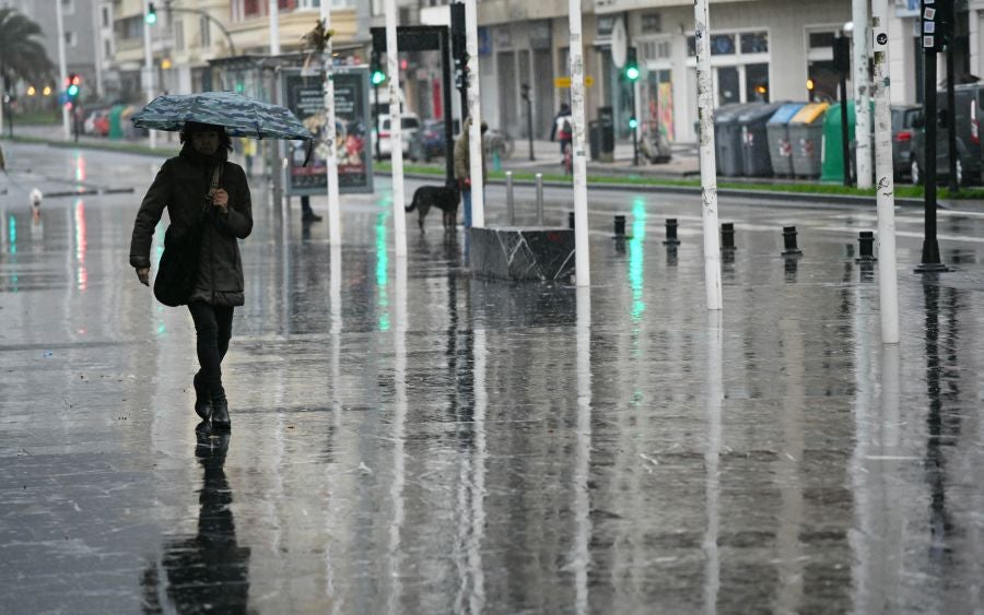 Fotos: Jornada gris y lluviosa