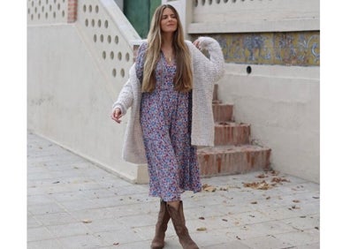 Imagen secundaria 1 - Natalia Coll con looks casual y de invitada. 