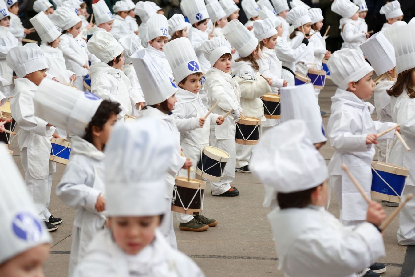 Fotos: Los más txikis calientan motores