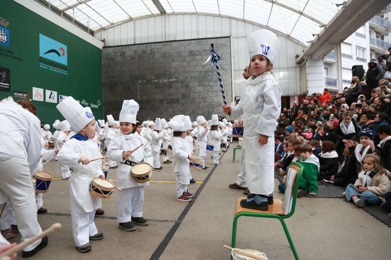 Fotos: Los más txikis calientan motores