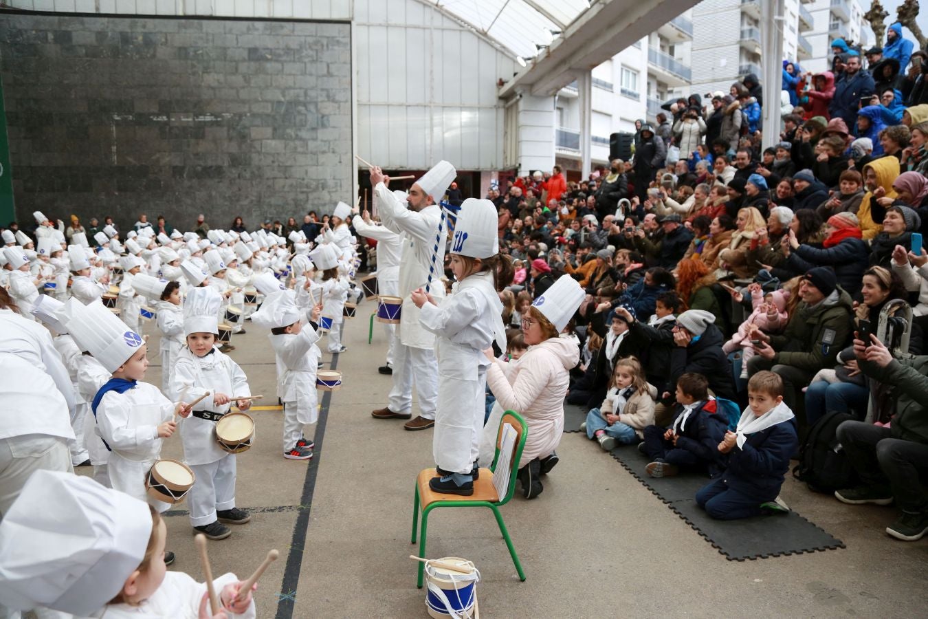 Fotos: Los más txikis calientan motores