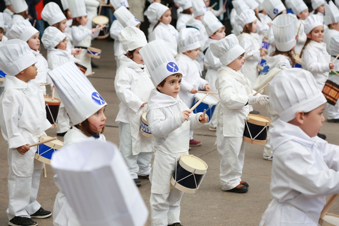 Fotos: Los más txikis calientan motores