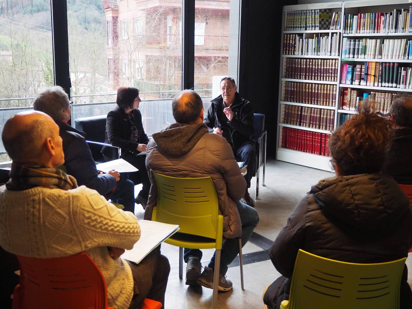 Fotos: Bildumaren dohaintza ekitaldia iruditan