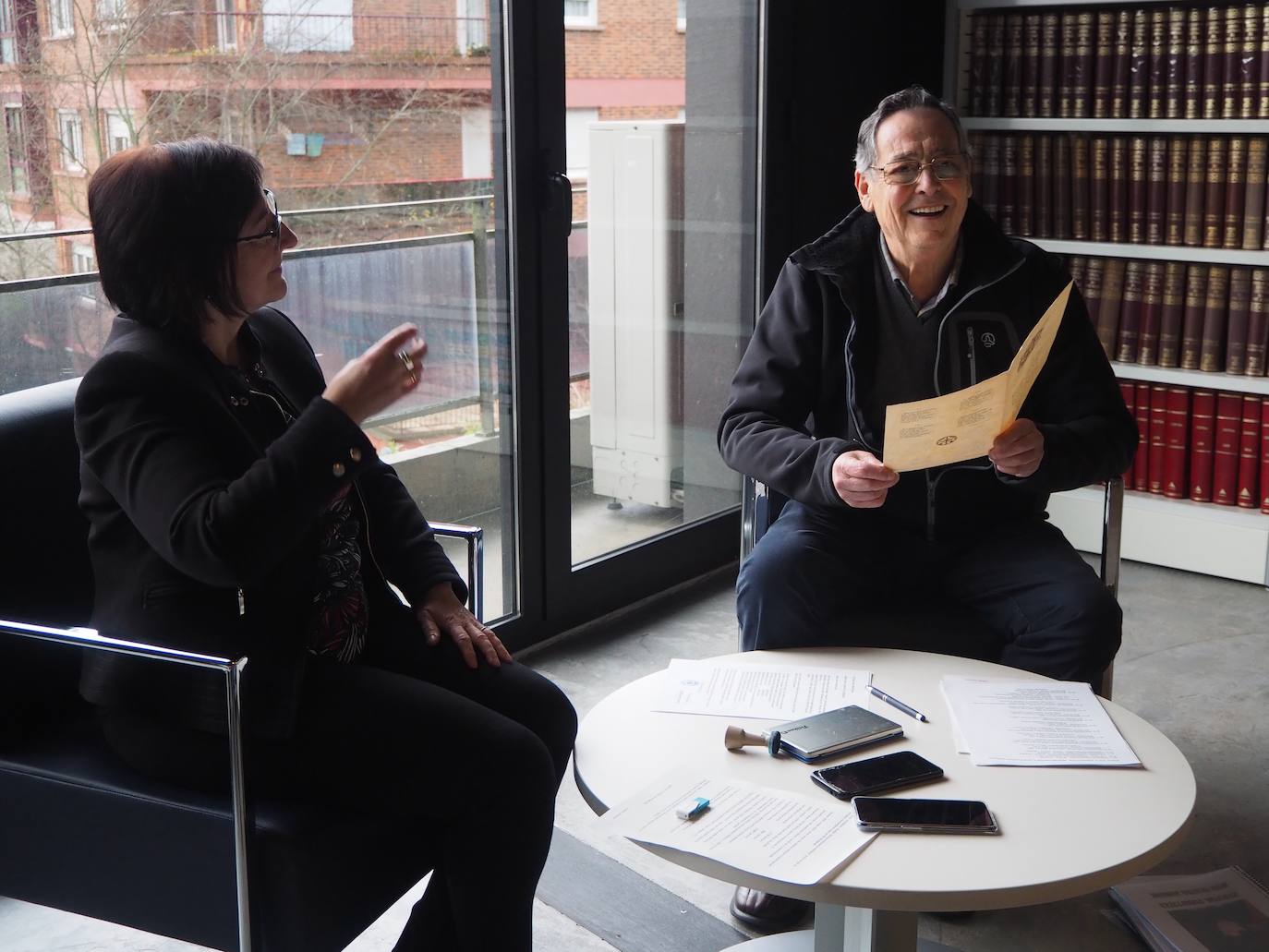 Fotos: Bildumaren dohaintza ekitaldia iruditan