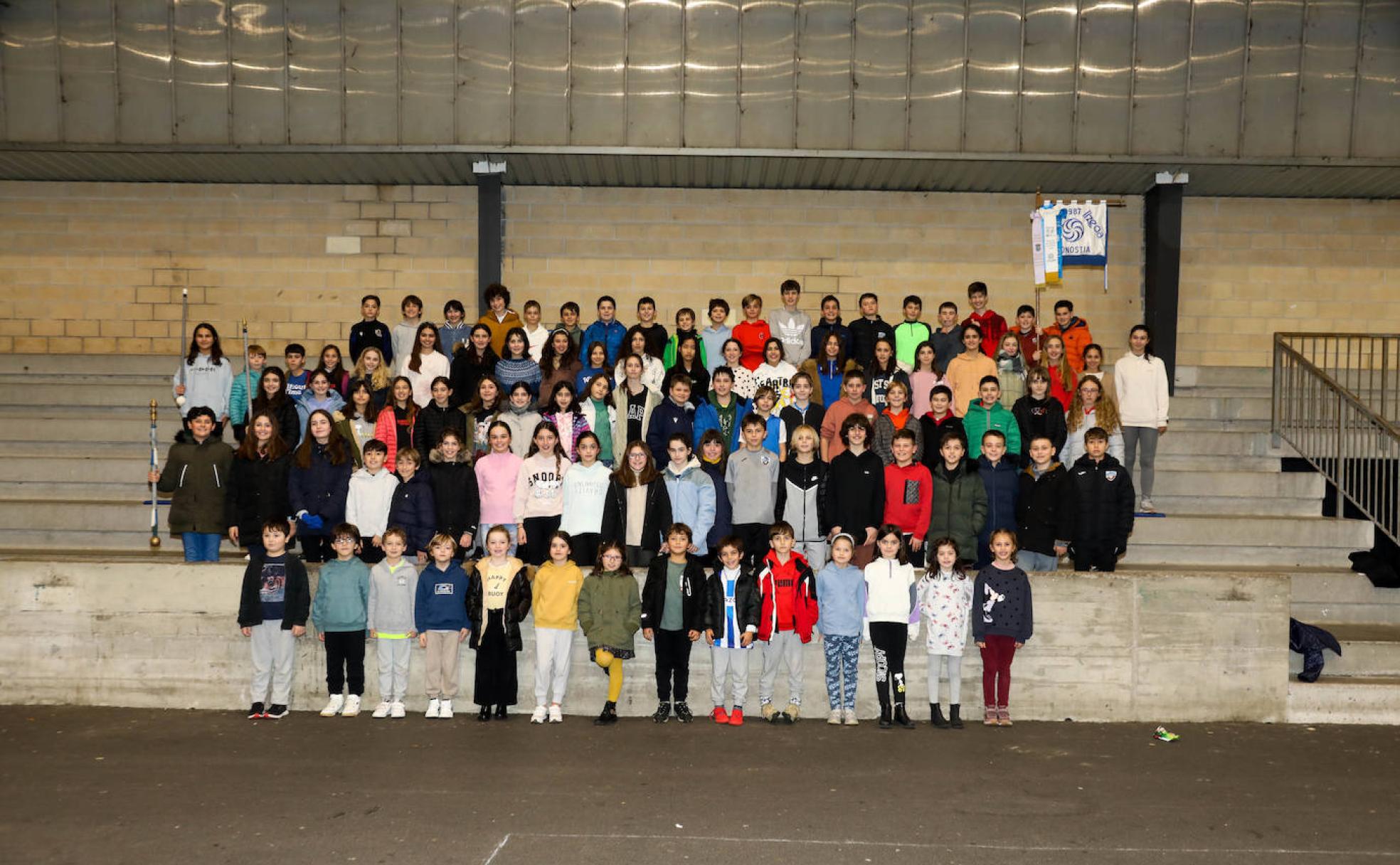 La tamborrada infantil contará un año más con el colegio Axular Lizeoa para su desfile. 
