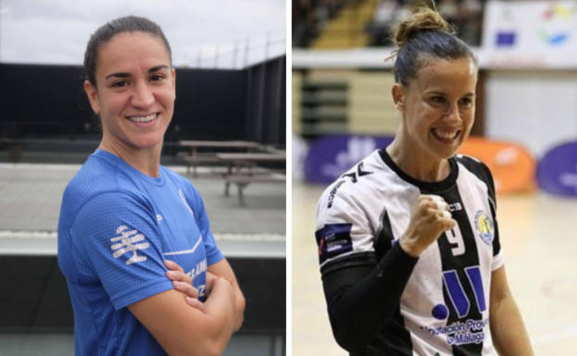 Esther Arrojeria y Silvia Arderius, representantes del Bera Bera y Málaga.