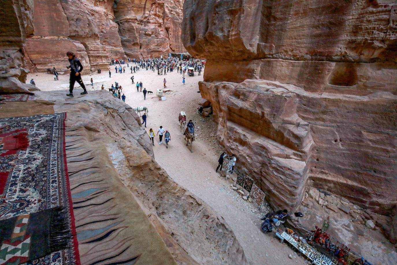 Fotos: Invasión en Petra: la &#039;Ciudad Rosa&#039; deja de ser la ciudad fantasma