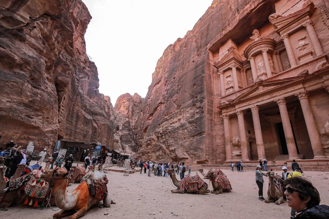Fotos: Invasión en Petra: la &#039;Ciudad Rosa&#039; deja de ser la ciudad fantasma