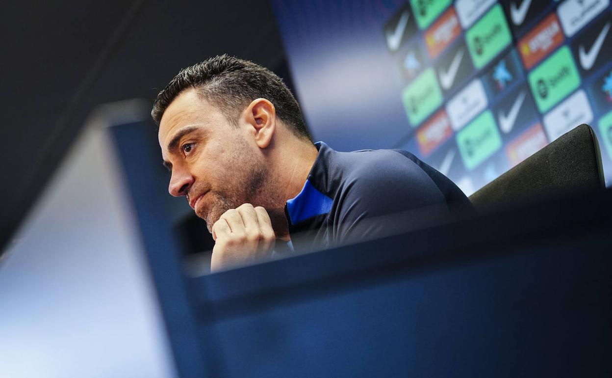 Xavi Hernández, entrenador del FC Barcelona.