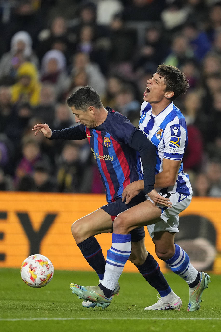 Fotos: Derrota de la Real ante el Barcelona