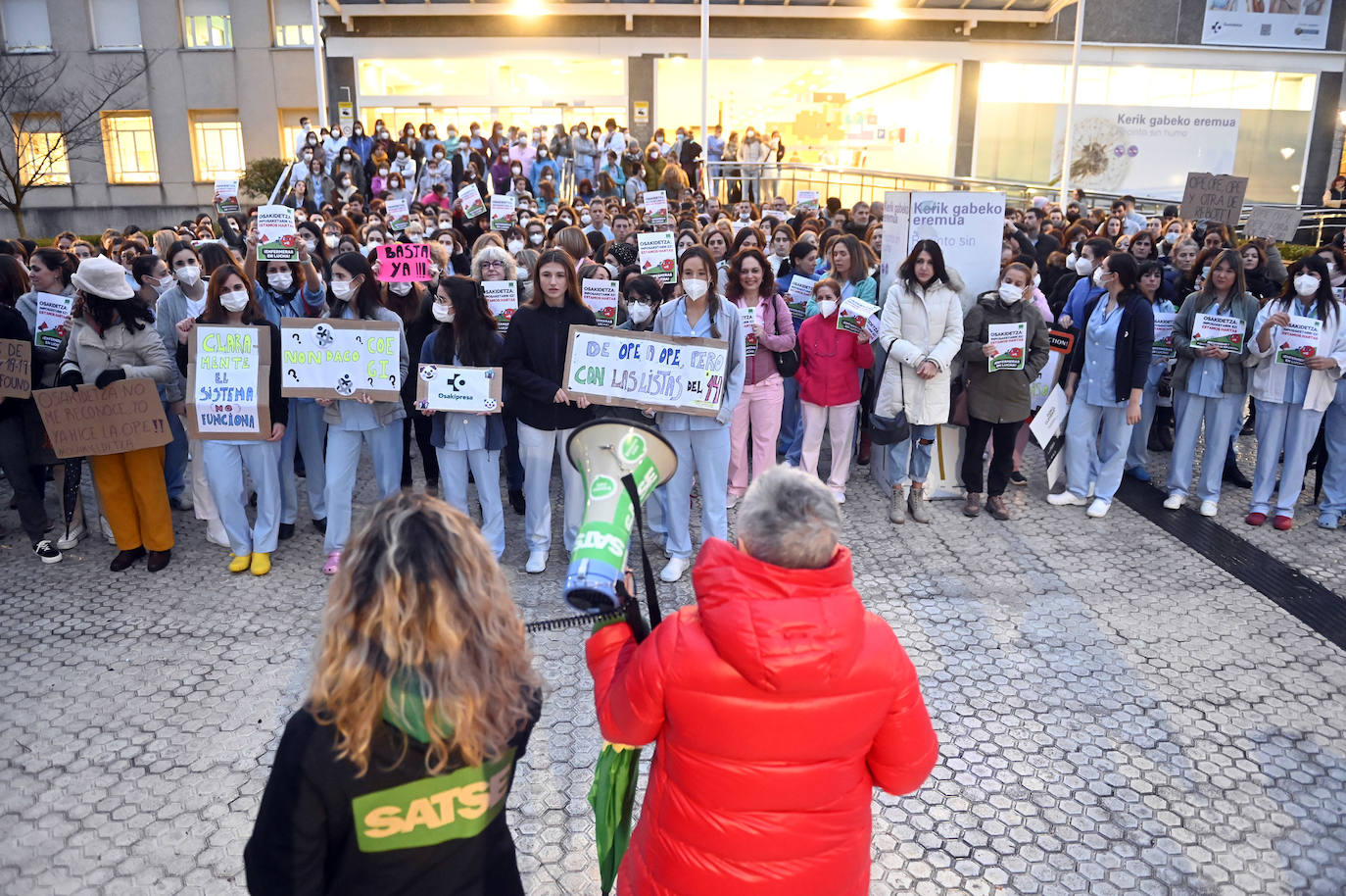 Fotos: Protesta del sector de la enfermería