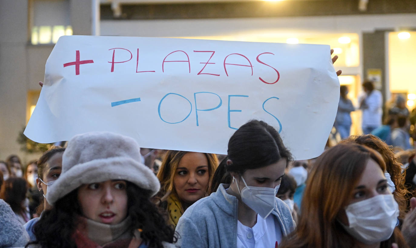 Fotos: Protesta del sector de la enfermería