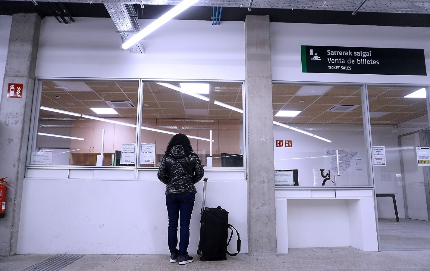 Fotos: Dos meses de la estación provisional de Atotxa