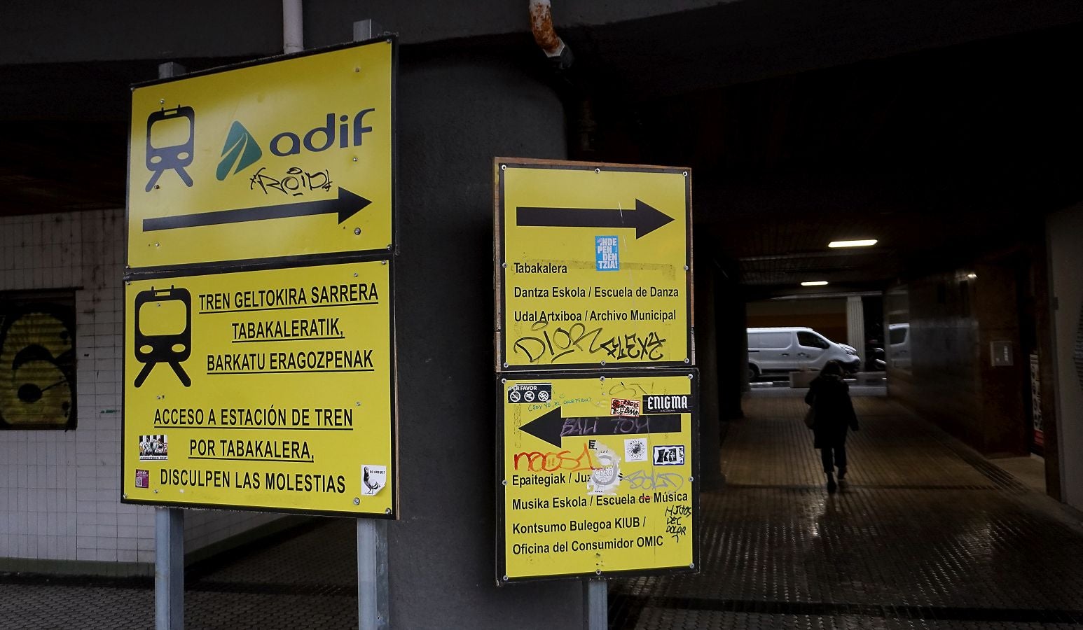 Fotos: Dos meses de la estación provisional de Atotxa