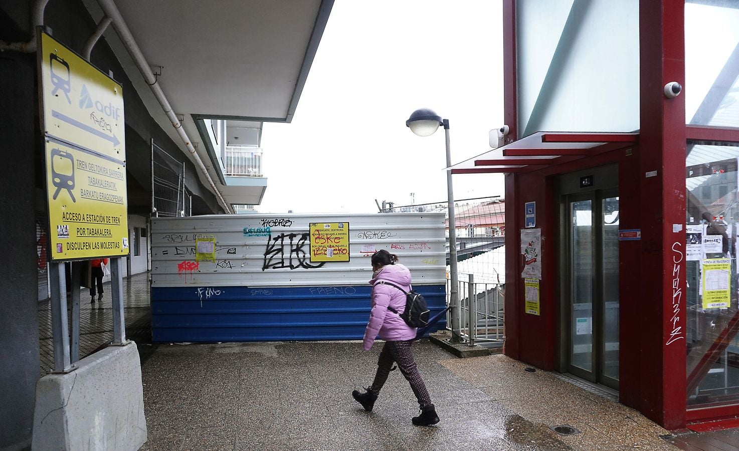 Fotos: Dos meses de la estación provisional de Atotxa