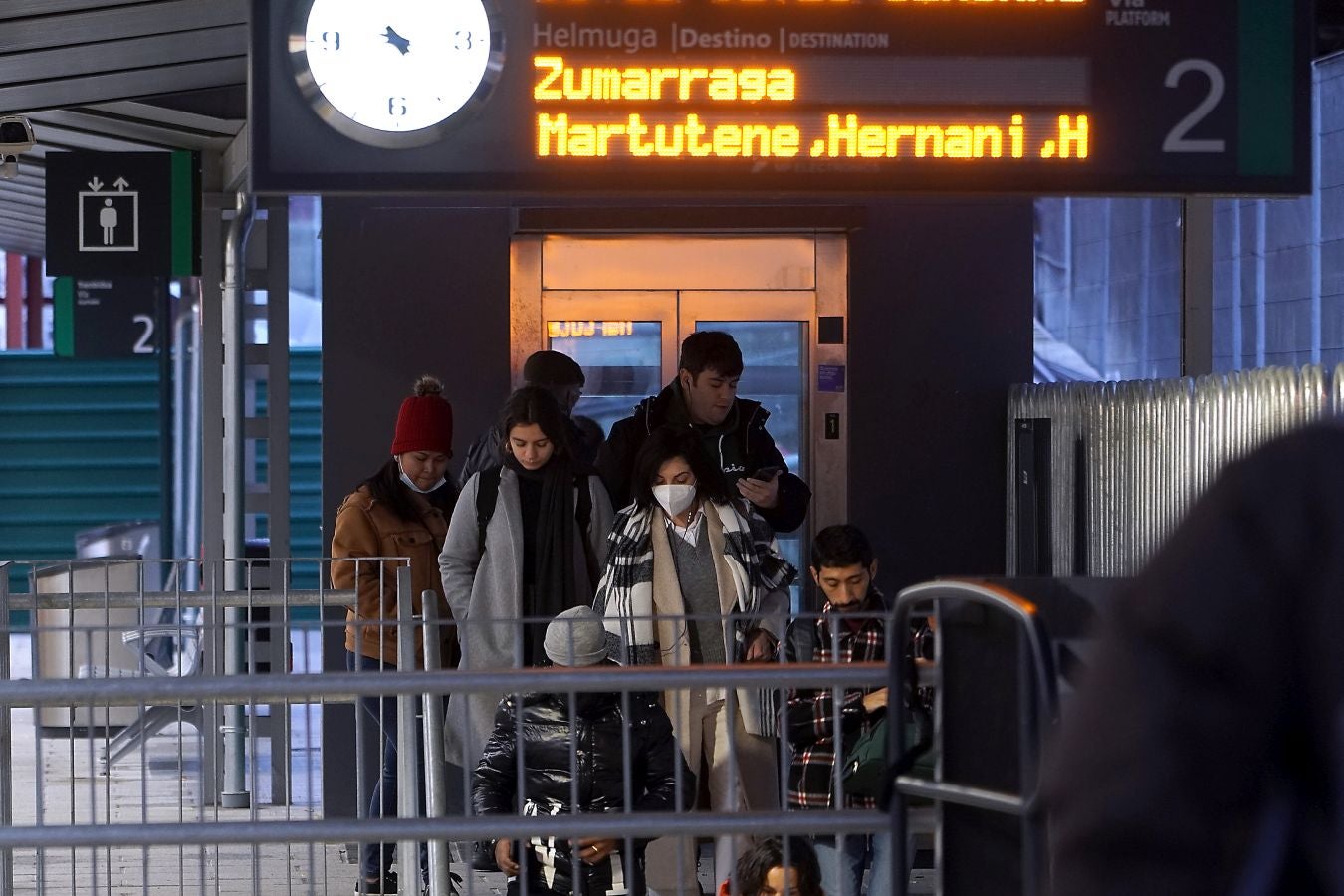 Fotos: Dos meses de la estación provisional de Atotxa
