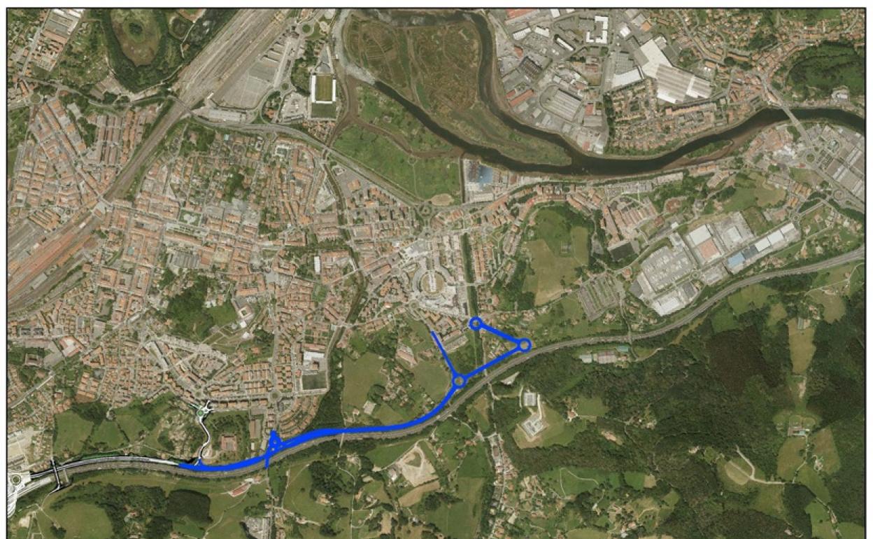 El nuevo esquema que el Ayuntamiento propone para el desarrollo de la ronda Sur de la ciudad. 