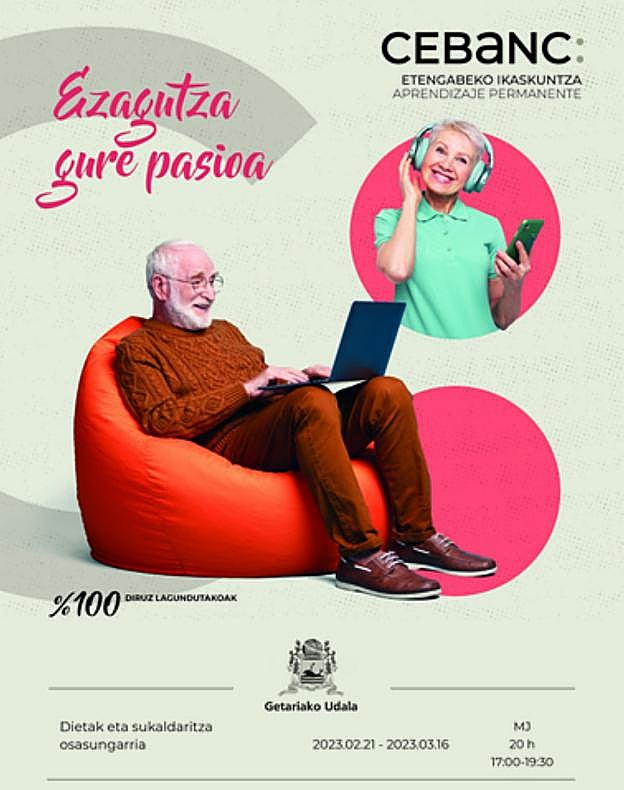 Ikastaroaren kartela.