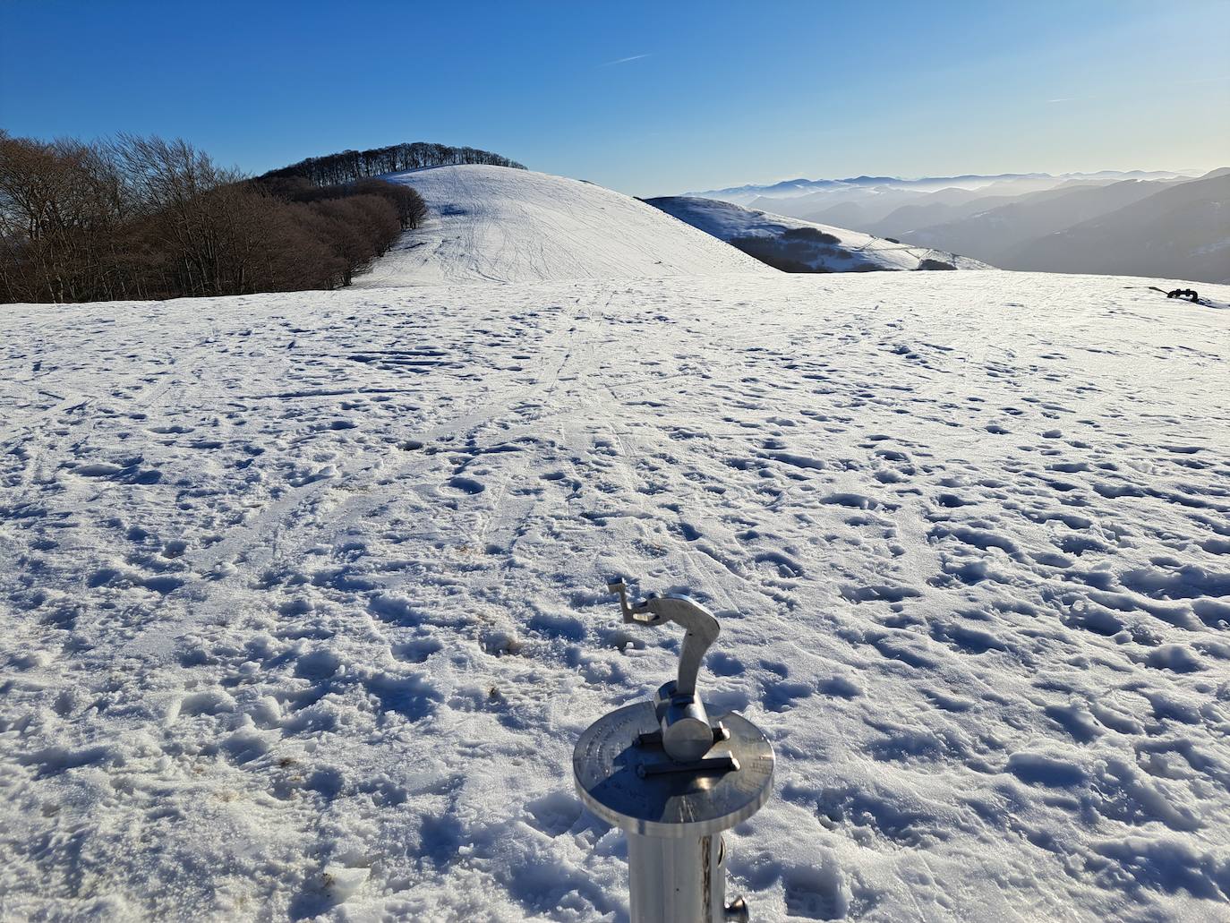 Fotos: Eguzkizko Muinoa, entre nieve y rayos de sol